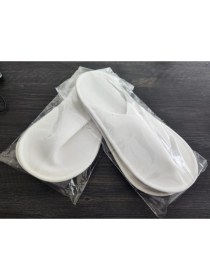 Resim Dilay Buklet Otel Terliği Polyster Havlu ,10 Paket Halinde 