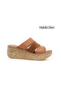 Resim Gönderi R Taba Antik Dolgu Topuk Hakiki Deri Terlik Taba 