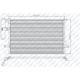 Resim Klima Radyatoru Kondenser Chevrolet Lacetti 1.4I 16V 2004- 504621264 
