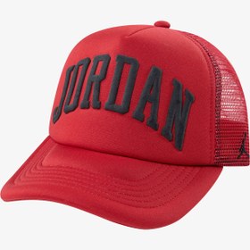 Resim Jordan Foam Trucker Çocuk Kırmızı Günlük Şapka 