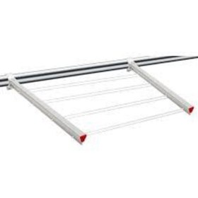 Resim Made Dubel Made Alüminyum Balkon Çamaşır Kurutma Askısı Katlanır 