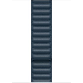 Resim Microsonic Apple Watch Ultra Kordon Leather Link Band Lacivert 