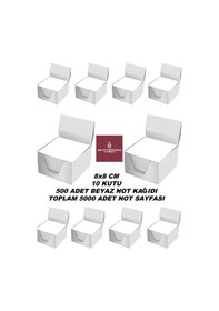 Resim 8x8 Cm Küp Not 500 Sayfa X 10 Paket Toplam 5000 Sayfa 