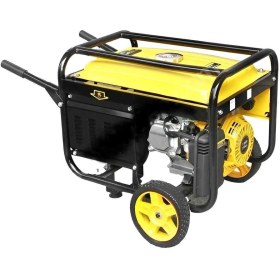 Resim Güçlü 3.5 Kwa Marşlı Ipli Tekerlekli Benzinli Jeneratör Isınmaya Karşı Full Otomatik 