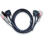 Resim Aten 2L-7D02Ud 1 8M USB Dvı-D Dual Link Kvm Cable 
