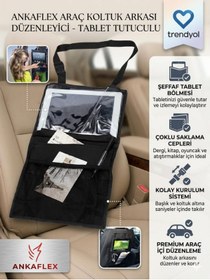 Resim Ankaflex 2 Adet Araba Koltuk Arkası Tablet Telefon Tutucu Oto Koltuk Arkası Organizer Pratik Eşya Düzenleyici 