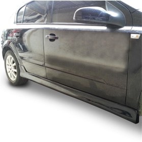Resim ps dizayn Opel Astra H (2004-2012)Uyumlu Opc Line Yan Marşpiyel Seti (plastik) 