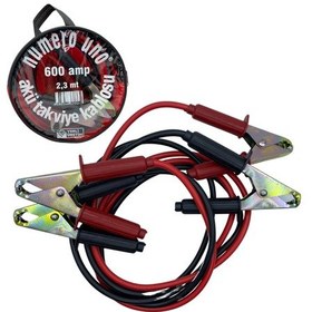 Resim ŞüsCarOto 600 Amper 2.3 M Akü Takviye Kablosu Taşıma Çantalı 