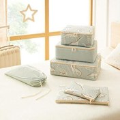 Resim 6'lı Çocuk Odası Dinozor Bavul İçi Düzenleyici Set Ocean Home Textile