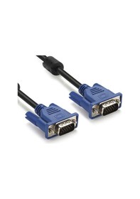 Resim Vga kablo erkek erkek 15 pin vga görüntü kablosu 5 metre 