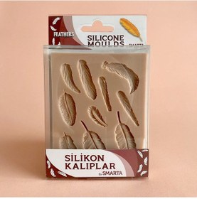 Resim Smarta Silikon Kalıp Feathers 13 x 10 x 1.5 CM 