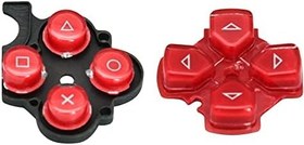 Resim OSTENT Düğmeler Tuş Takımı Seti Sony PSP 3000 Serisi Konsol için Onarım Değiştirme Renk Kırmızı 