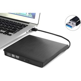 Resim MultiZone Usb 3.0 Taşınabilir Ultra İnce Harici Cd Dvd Yazıcı Okuyucu Windows Mac Uyumlu 