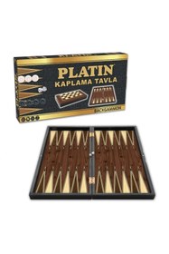 Resim EASERA TİCARET 1020371 Platin Tavla (Büyük) ,Star okey 