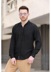 Resim Stello Kırınkıl Desen Hakim Yaka Erkek Gömlek 001 
