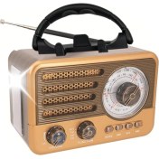 Resim Raiseng R-137BT Müzik Seti LED Işıklı Fm Radyo USB Micro Sd Mp3 Player Aux Bluetooth Hoparlör 16 cm Boyunda Telefon Tutucu Özellikli 