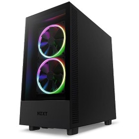 Resim NZXT CC-H51EB-01 H5 Elite Edition ATX Mid Tower Chassis All Siyah Orjinal Faturalı