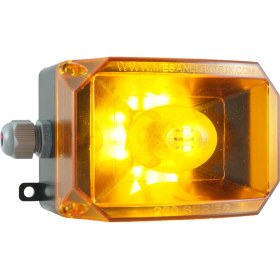 Resim Mesan Küp LED Multifonksiyon 43 Ses Siren MS 229 Turuncu 110-220VAC 