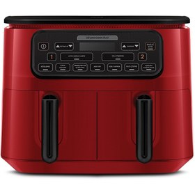 Resim Karaca Air Pro Cook Duo Köz Xxxl 4+4 Litre Airfryer Ruby 8 Kişilik 