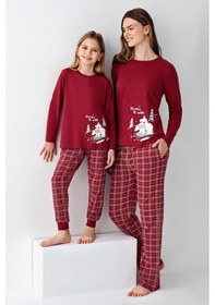 Resim Arnetta Kız Çocuk Bordo Pijama Takımı Ar3445-c-v1 Bordo 