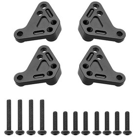 Resim Monyee Traxxas Maxx V2 89086-4 Widemaxx 1/10 İçin Metal Gövde Yüksekliğini Artıran Ön-arka Amortisör Alt Takımı 4 Adet 