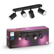 Resim Philips Hue Fugato Akıllı Led Spot Lamba 4x4.2W v2, Siyah 