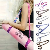 Resim Ayarlanabilir Gerginliğe Sahip Yoga ve Pilates Germe Kayışı - Orta Seviye Direnç, Kadınlar İçin Polyester Çekme Halatı - Esneklik ve Egzersiz Geliştirme Aksesuarı, Tüm Beceri Seviyeleri İçin 