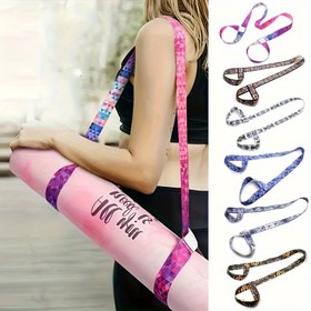 Resim Ayarlanabilir Gerginliğe Sahip Yoga ve Pilates Germe Kayışı - Orta Seviye Direnç, Kadınlar İçin Polyester Çekme Halatı - Esneklik ve Egzersiz Geliştirme Aksesuarı, Tüm Beceri Seviyeleri İçin 