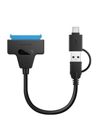 Resim Harici Hard Disk Kablosu 2in1 Usb 3.0 Type-c To 2.5 İnç Sata Hdd 
