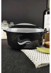 Resim Digithome Ckr3148 Paslanmaz Çelik Hazneli Yemek Termosu 500 ML Siyah 