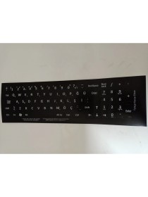 Resim Brs Büyük Puntolu Türkçe Klavye Etiketi 