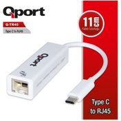 Resim Qport Q-Tr45 Type-C To Rj45(Gigabit)Network Dönüştürücü 