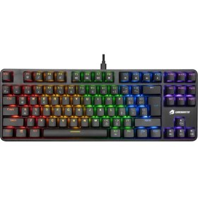 Resim GameBooster GM06B Plus Rainbow Aydınlatmalı TKL Mekanik Red Switch Oyuncu Klavyesi 