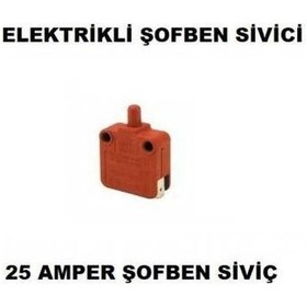 Resim Soket Tip Şofben Sivici 25 Amper Elektrikli Ani Su Isıtıcı 