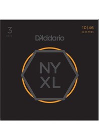 Resim D'addario Nyxl1046-3p Elektro Gitar Tel Seti 3'lü Ekonomik Paket 