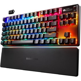Resim SteelSeries Apex Pro TKL Wireless Gen 3 OmniPoint 3.0 HiperManyetik Switch RGB Mekanik Kablosuz Oyuncu Klavyesi 