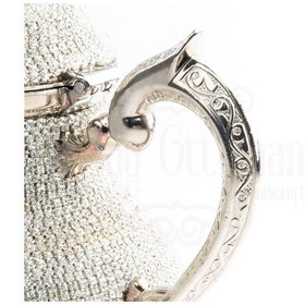 Resim Swarovski Taşlı Dekoratif Demlik Sefa Gümüş 
