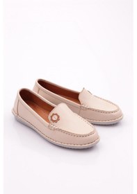 Resim Dgn E220 Kadin Çiçek Desenli Babet E220-2109-R0919 Krem 