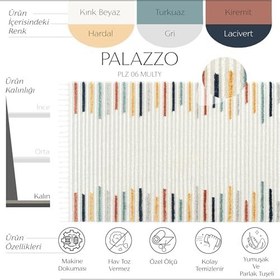 Resim Cool Halı Palazzo 06 Multi Oturma Odası Halısı Bukle Salon Halısı Hav Vermez Mutfak Halısı Çocuk Odası Halısı Koridor Kesme Halı Yolluk 