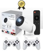 Resim LaraThec Özel Üretim Taşınabilir GameStick Projektör Full Hd 1080P 4k Projeksiyon Gamepad 