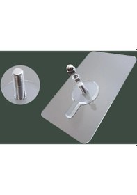 Resim Askı Pratik Kancalı Askısı Yapışkanlı Vidalı Askı 4 Lü Paket 