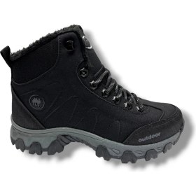 Resim Jagulep 4057-26 Anatomik Içi Kürklü Outdoor Bot Siyah Füme 36-39 
