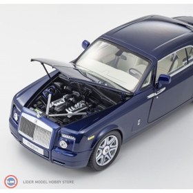 Resim 1:18 Kyosho 2010 Rolls Royce Pantom Coupe Dark Blue 