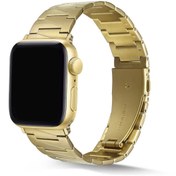 Resim Watch 7 45mm Uyumlu KRD-48 Metal Zore Kordon-Gold 