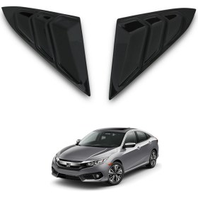 Resim Honda Civic Arka Cam Kelebek - Vent (2 Parça) | 2016-2021 Arası, SD 