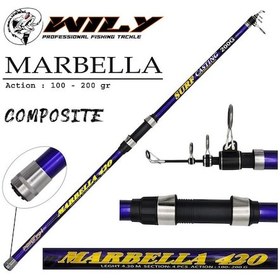 Resim Portfish Marbelle Surf 420 Cm Olta Kamışı 100-200 Gr 