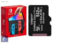 Resim 80 Oyun| 512 GB SD Kart | Nintendo OLED | Takas + Hediye 