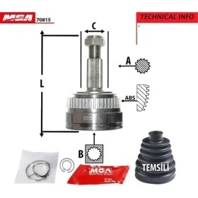Resim MGA 70815 Aks Kafasi 7701349998 7701352144 