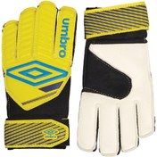 Resim Umbro Front Logo Ribbed Velcro Strap Football Goal-keeper Full Finger Gloves Kaleci Eldiveni 