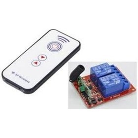 Resim Dc 12 V 2 Kanallı Rf Uzaktan Kumanda 433Mhz 